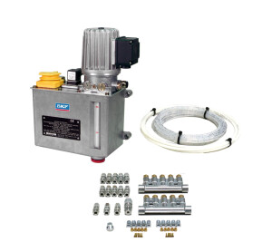 KS-MFE5B-V - SKF Oil-Single-line lubrication system - MFE5 - 3.0 / 6,0 Liter metal reservoir - 380 Volt - 10 up to 30 Lubrication points