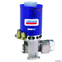 660-40694-5 - Lincoln Progressiv pump P215-M100-10XYBU-4K6-380-420,440-480 - 4 Pump elements - 10 Liter Steel reservoir - 380-420 V AC / 440-480 V AC