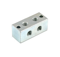 100-212 - Greasing block - 2 connections - M10x1 thread -...