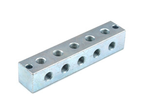 100-215 - Greasing block - 5 connections - M10x1 thread -...