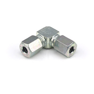 1015-101 - Elbow connector- 90°  angled - Ø 8 mm - Steel, galvanized