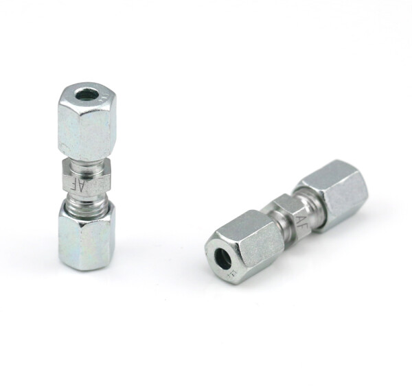 106-100-10-L - Screw-connector - straight - Ø 6 mm - Ø 10 mm - Steel, galvanized