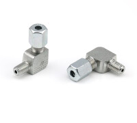 106-101 - Elbow screw fitting 90° - M6 x 1 keg - Ø 6 mm - Steel