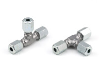 106-300-L-VA - T-connector - 3 x Ø 6 mm - Stainless steel V4A 1.4401