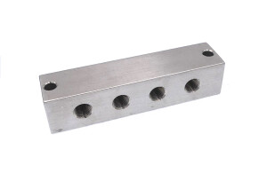 5029-214 - Greasing block - 4 connections - M10x1 thread...