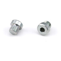 5030-101 - Screw plug for greasing block - 1/8" BSP - 8 mm - Steel, galvanized - hexagon socket