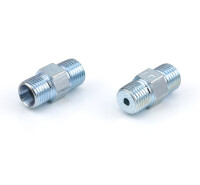 106-033-RVV-VA - Straight screw coupling - Stub - with non-return valve - M 10x1 keg - Ø 6 mm - Stainless steel