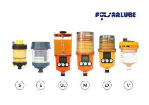 10 x Lubricator Pulsarlube E - 60 ml - filled with NLGI 2 Food grease H1 - NSF H1-compliant, Synthetic, Especially for food/pharmaceutical industry, Good pumpability