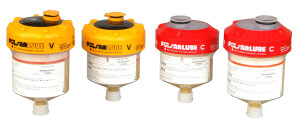 10 x Lubricator Pulsarlube V - 125 ml - filled with NLGI 2 High temperature grease - Powerful under vibration and shock loads