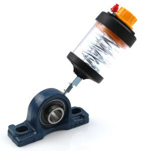 10 x Lubricator Pulsarlube S - 100 ml - filled with NLGI 2 High temperature grease - Powerful under vibration and shock loads