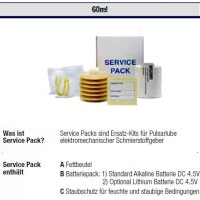 60 ml Service Pack for Pulsarlube M, Mi, MS, EX/EXPL and BT prefilled with NLGI 2 High pressure grease - High load capacity, for high loads, Good emergency running properties