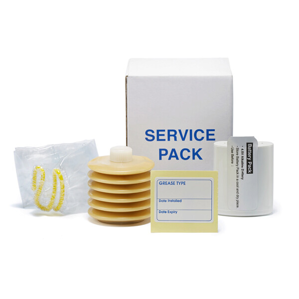 60 ml Service Pack for Pulsarlube M, Mi, MS, EX/EXPL and BT prefilled with NLGI 2 Food grease H1 - NSF H1-compliant, Synthetic, Especially for food/pharmaceutical industry, Good pumpability