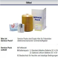 500 ml Service Pack for Pulsarlube M, Mi, MS, EX/EXPL and BT prefilled with NLGI 2 High speed grease - Oxidation and aging stable, Good wear protection, High speed characteristics
