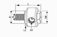 1021-101-V - Swivel union for construction machinery