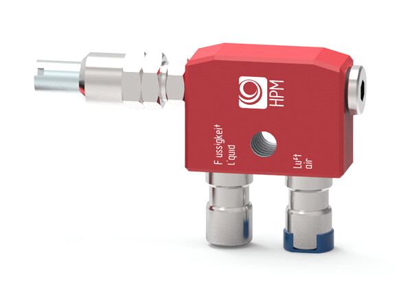 ST-55000150.001 - Spray head QSRR050 - 05x10 - Non-return valve 5513F - Air consumption 5 l/min at 2,5 bar