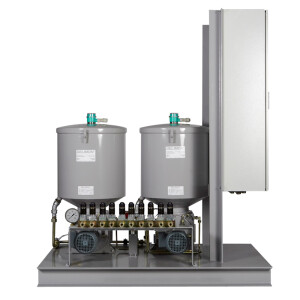 Bijur Delimon Dual-line Pump BSB01A01OA02 - 1 outlet - 230/400V - 60 liter - Manometer