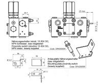 Bijur Delimon DR401A0603 - Reversing valve DR4-1 - 200 bar - 2 Motion indicator - 2 Manometer and mounting bracket