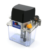 Bijur Delimon SFX3PALNNNAXB - single line Pump Surefire II - Oil - Without control - 24VDC - max. 5 bar - 3 l reservoir - Terminal box with push button - With pressure switch