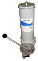 Bijur Delimon VBB01A01OB01 - Bijur hand Pump VB-B - max. pressure 120 bar - single outlet - 4 liter reservoir  - 4/2-way valve for dual-line units
