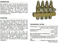 Bijur Delimon 271631 - Distributor FL 32 - 1/4" NPT - 1 Outlet - max. 230 bar - Steel galvanized