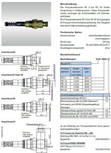 2154900000 - BEKA MAX - Pump element PE-25 - Thread connection M10x1 - For PICO progressiv pump