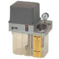 2806A101201 - BEKA MAX - single line Pump - Oil - 230V AC - Without control - 3 Liter Plastic reservoir - Pressure connection right