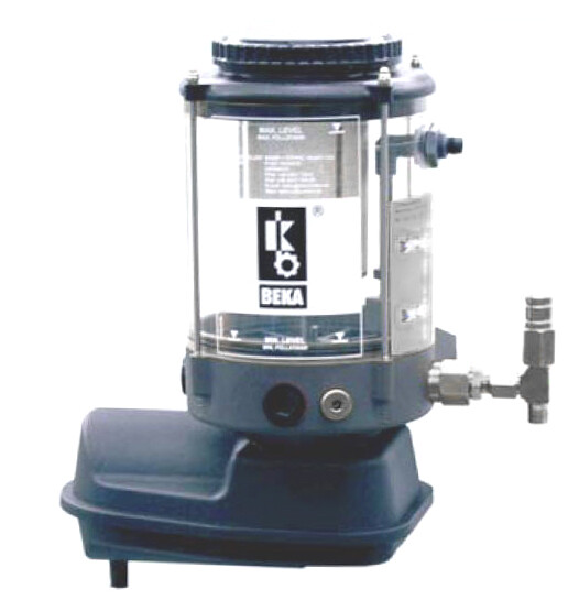 20401003025000-V - BEKA MAX - Progressive Pump - For Oil - 12Volt / 24Volt DC motor - 8,0 kg Reservoir - Without control unit - PE 120