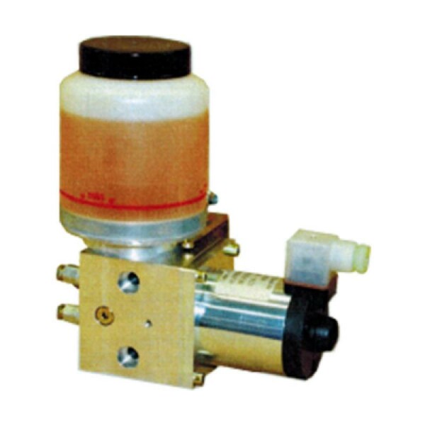 26521310000-V - BEKA MAX - Oil lubrication Pump - 24V - Solenoid - 0,75 Liter reservoir - pro stroke 0,04-0,1 cm³ - without Level monitoring