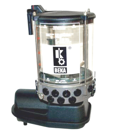 215410001D2000-V - BEKA MAX - Grease lubrication Pump - 12V / 24V / 115V / 230V - 4,0 kg Reservoir - PE 50 - Fill level monitoring - 10 m Cable