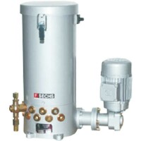 203404104C3000-V - BEKA MAX - Grease lubrication Pump - with 230/400 V Motor - 5,0 / 10,0 kg Sheet steel Reservoir - PE 120 - Fill level monitoring - 450:1