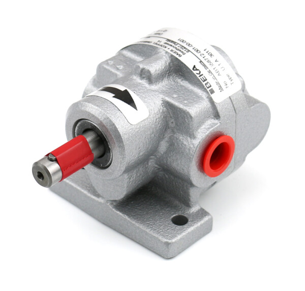 301100103-V - BEKA MAX - Gear Pump - Series U 1 B - Foot Pump - with pressure limiting valve - Direction of rotation right/left - 1 l/min