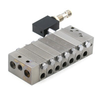 4010 7/14-NS-ME - BEKA MAX - progressive distributors MX-F-NS-ME - 7/14 - 7 Segments - 14 Outlets - Proximity switch middle element