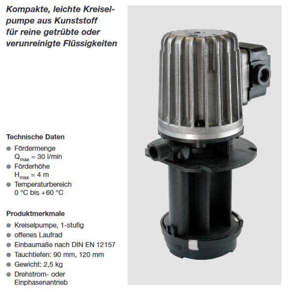 PR4/A901-V - Spandau Immersion Pump - 230/400 Volt - PR4/A901 - Immer