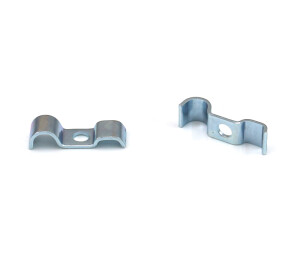 608-003 - Vogel / SKF Fixing clip - for 1 x Tube Ø 8 mm and 2 x Tube Ø 4 mm (D) - Steel galvanized - two-sided