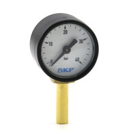248-602.20 - Vogel / SKF Pressure gauge - Indicator range: 0-40 bar - Tube Ø 8 mm - for grease