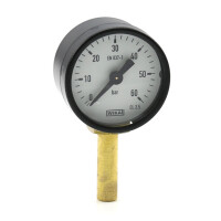 169-104-008 - Vogel / SKF Pressure gauge - Indicator range: 0-40 bar - Tube Ø 8 mm - for oil