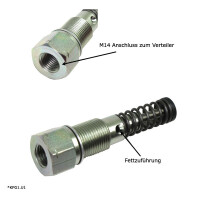 KFG1.U0 - Vogel / SKF Pump element - For progressiv Pump KFG1 - 6 cm³/Min. - With spring-returned piston