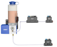 ECP1-100A22-1U1700-V - Vogel / SKF single line Pump ECP1 - 24 Volt - 1,7 Liter