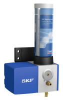 Vogel / SKF single line Pump ECP1-1WAA23-F00138 - 24 Volt - 380 ml - With fill-level switch - With mounting bracket - With pre-filled Cartridge - 1 x push-in connector Ø 6 mm / 1 x Swivel fitting Ø 6 mm