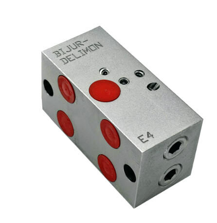 Bijur Delimon PE402A0000-V - Distributor E4 - 2-4 Outlets - max. 160 bar - 0,4 ccm/stroke