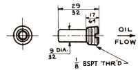 Bijur Delimon B8870 - Bijur Delimon Dosing element FKD 00 - 0,385 ccm - at 5 bar - 100 Cst
