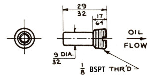 Bijur Delimon B8871 - Bijur Delimon Dosing element FKD 0 - 0,769 ccm - at 5 bar - 100 Cst