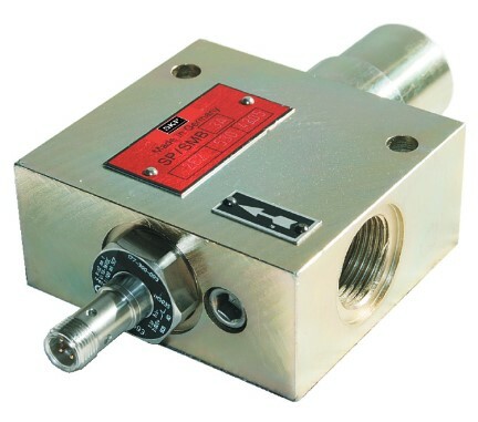 24-2703-6370 - Vogel / SKF Quantity limiter SP/SMB3A2E6/370 - For oil - 12 l/min - With piston detector E6