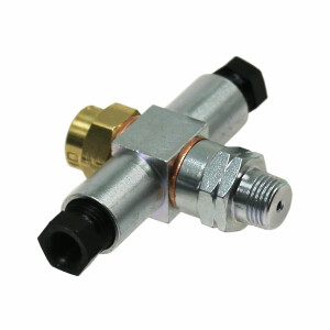 321-406T1 - Vogel / SKF Dosing unit 321-T - For Oil - Outlet: 1 - 0,06 cm³ - M8x1 keg - For pipe-Ø: 4 mm - Elastomer: NBR