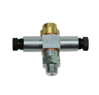 321-601T2 - Vogel / SKF Dosing unit 321-T - For Oil and fluid grease - Outlet: 1 - 0,01 cm³ - M10x1 keg - For pipe-Ø: 6 mm - Elastomer: NBR