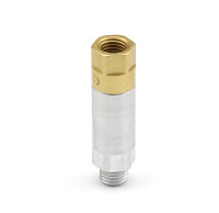 341-500-20000-00 - Vogel / SKF MonoFlex Pre-lubrication distributor 341 - For fluid grease - Outlet: 1 - 0,03 cm³ - For pipe-Ø: 4 mm - Aluminium - Elastomer: NBR - Sealing: CU-Ring - 45 bar - Solderless pipe fitting