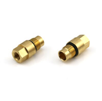 995-994-003 - Vogel / SKF Dosage nipple - For Oil - 0,03 cm³ - For pipe-Ø: 2,5 mm - Brass - Elastomer: NBR - Solderless pipe fitting
