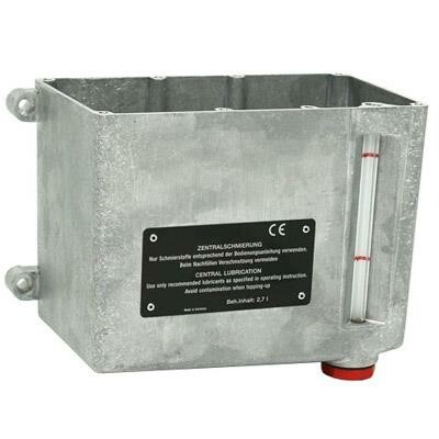 B3.U180 - Vogel / SKF reservoir - For single line pumps MKU2 / MKF2 - 3 Liter - Metal