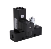 Vogel / SKF Pressure switch DSB1 - Switching direction: S (Pressure switch I) / F (Pressure switch II) - 250 bar (Pressure switch I) / 190 bar (Pressure switch II) - Measurement connector: For pressure gauge M16x2 - Design: For Offshore-Applications