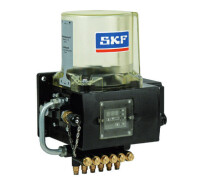 KFBS1-6-S1+912 - Vogel / SKF Single line Pump - 12 Volt - 1,4 Liter - With control unit - With Progressive distributor 6-digit